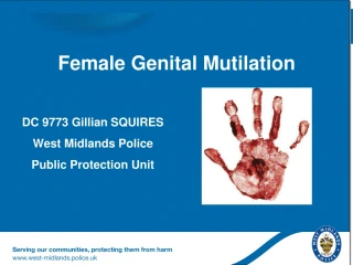 Female Genital Mutilation - slide 1
