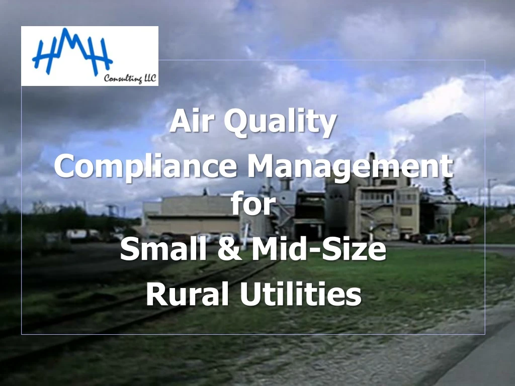 air quality compliance management for small