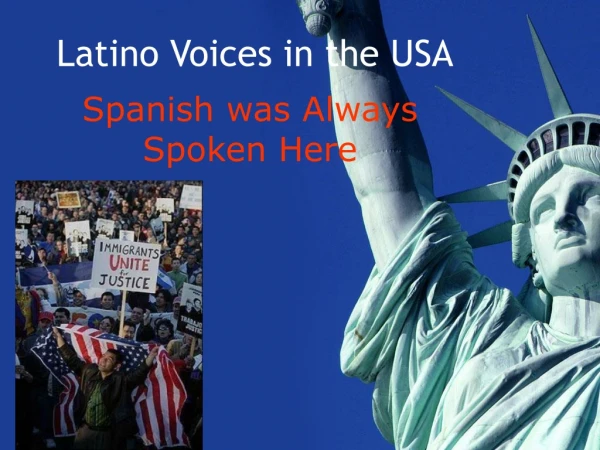 Latino Voices in the USA