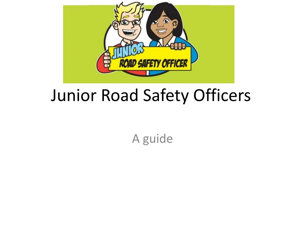 junior road safety officers