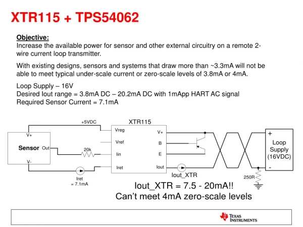 XTR115 + TPS54062