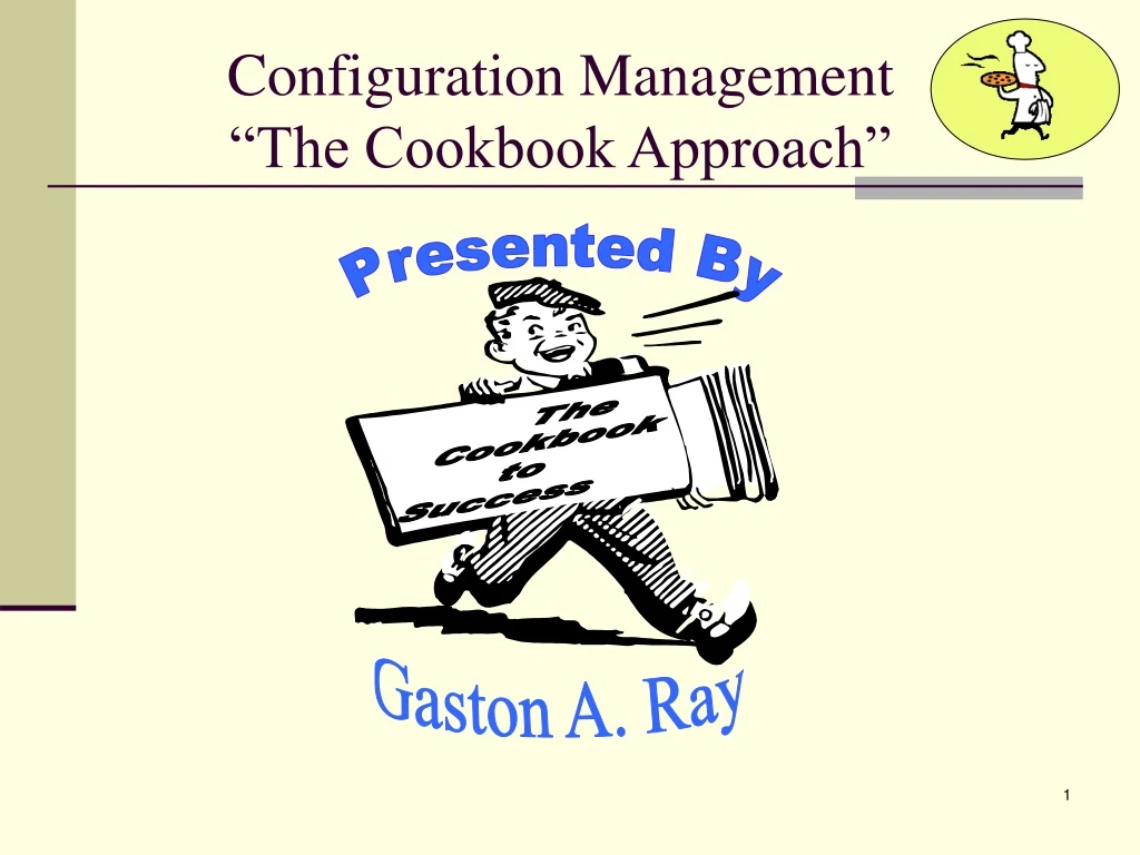 configuration management the cookbook approach