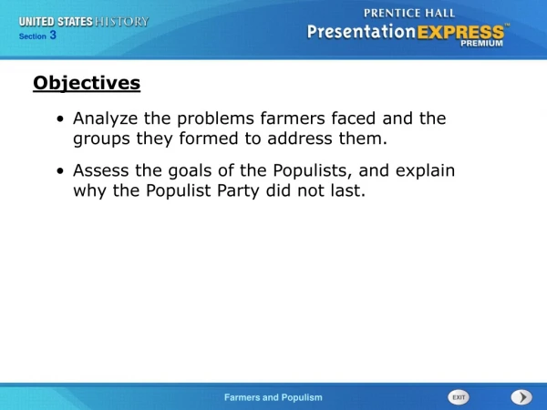 Analyze the problems farmers faced and the groups they formed to address them.