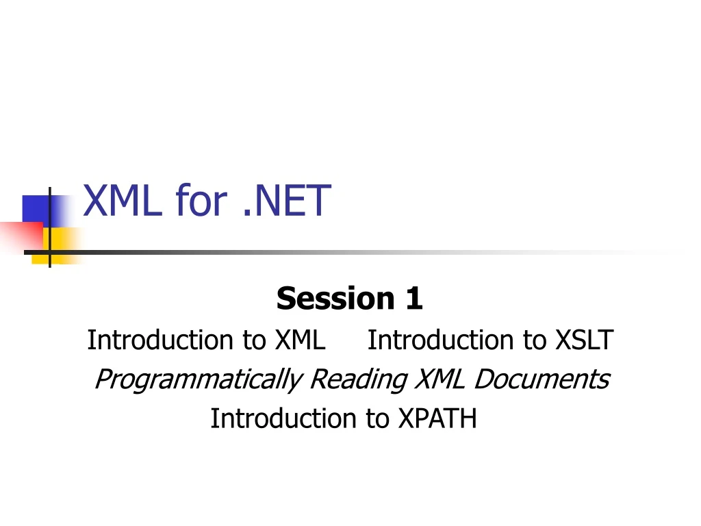 xml for net