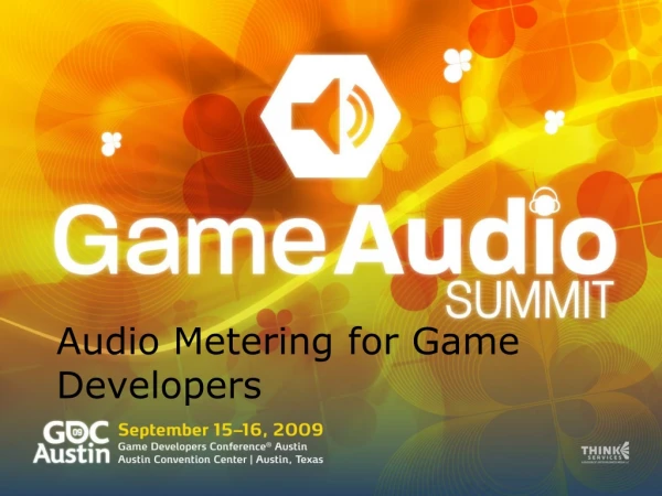 Audio Metering for Game Developers