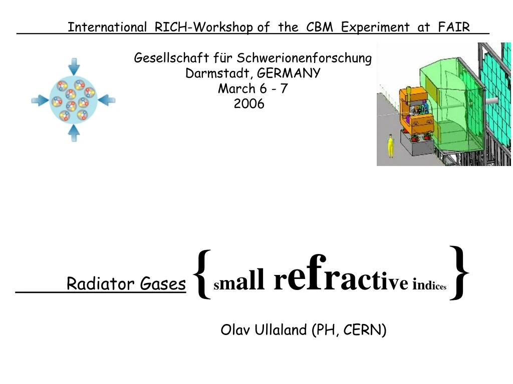 international rich workshop of the cbm experiment