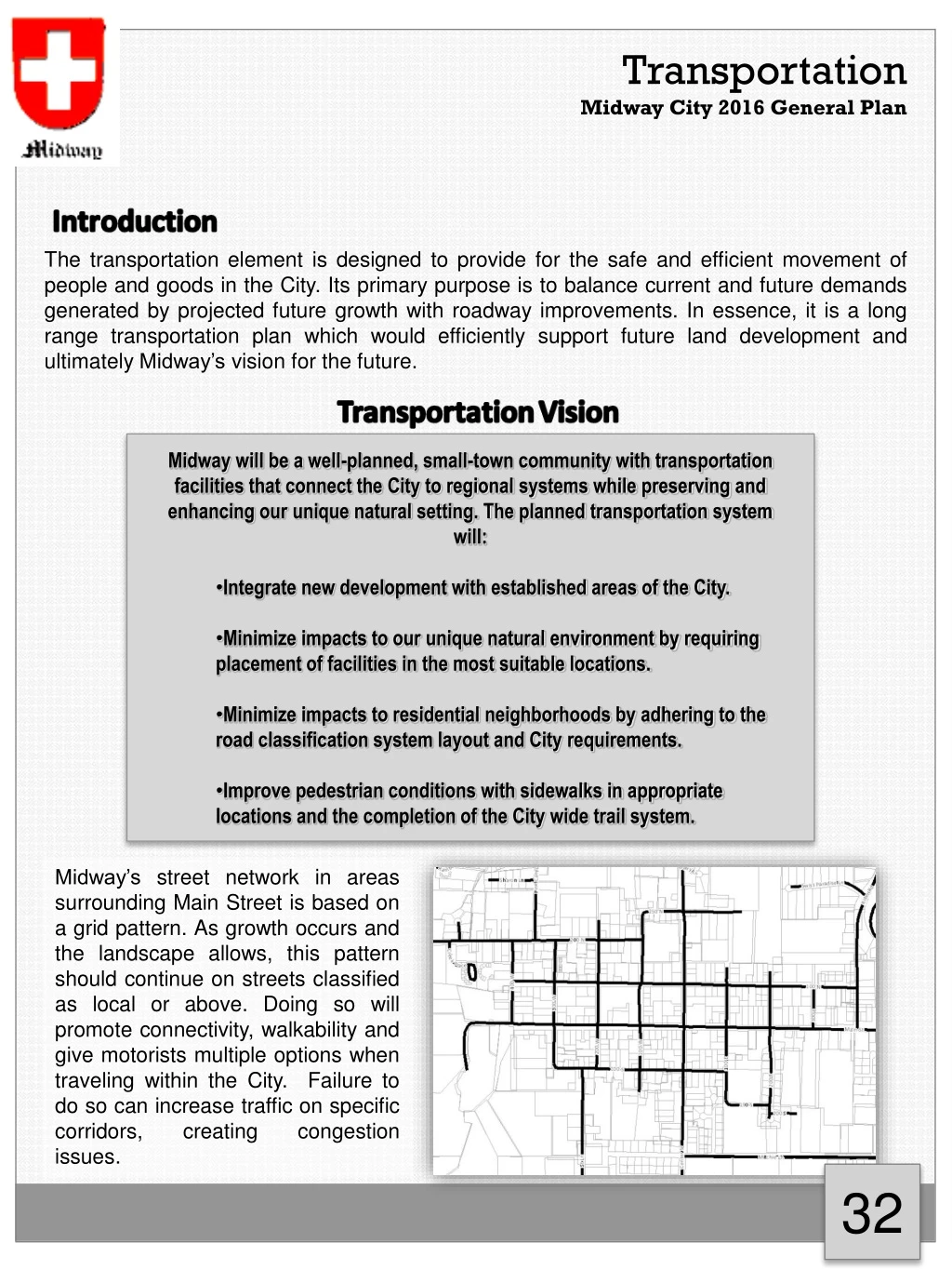 transportation midway city 2016 general plan