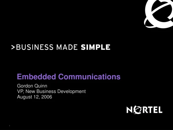 Embedded Communications