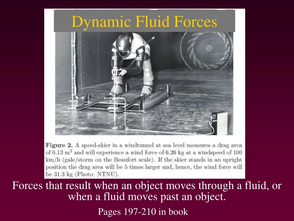 dynamic fluid forces