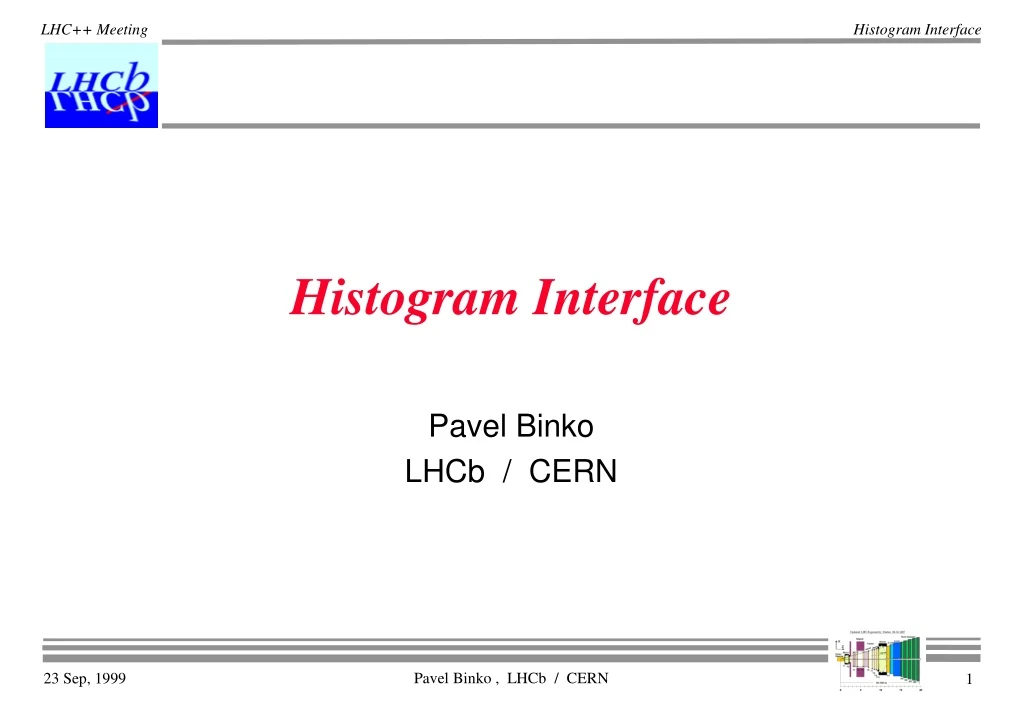 histogram interface