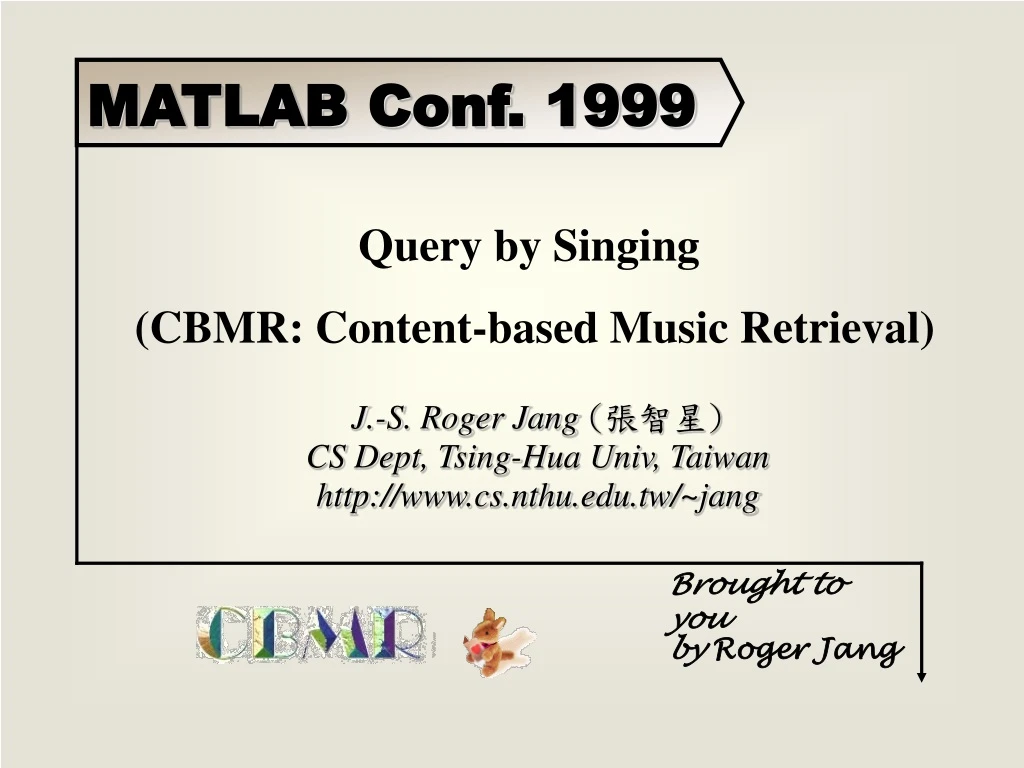 matlab conf 1999