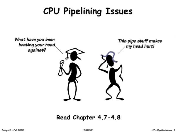 CPU Pipelining Issues