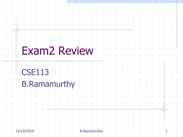 Exam2 Review