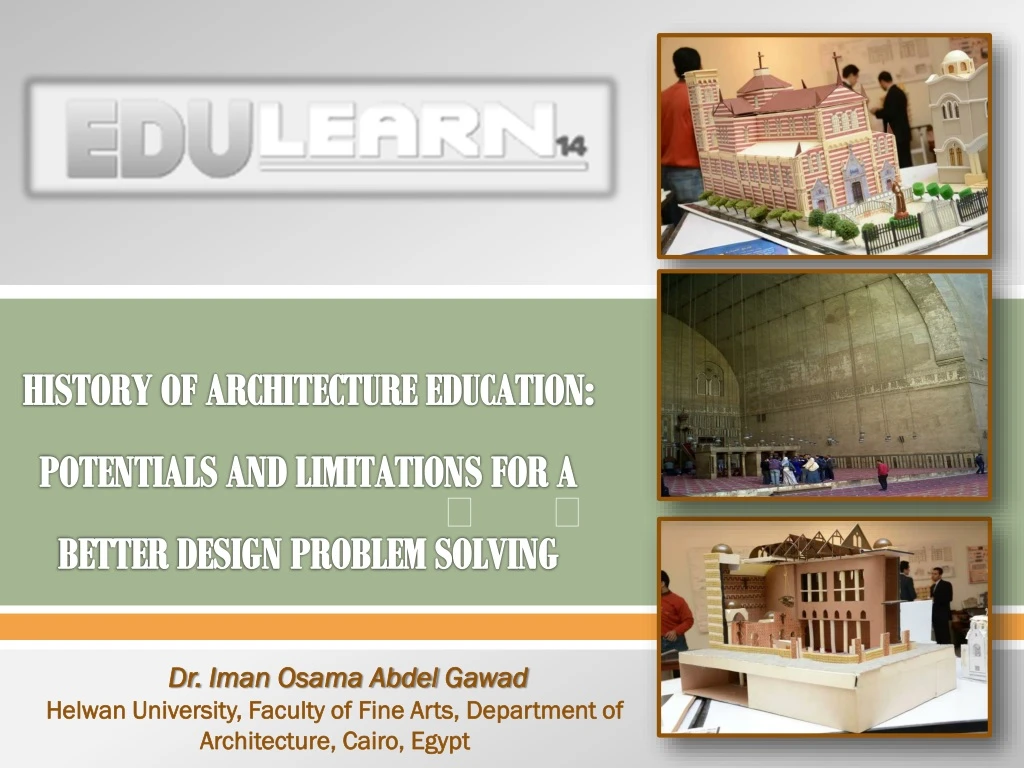 history of architecture education potentials and limitations for a better design problem solving