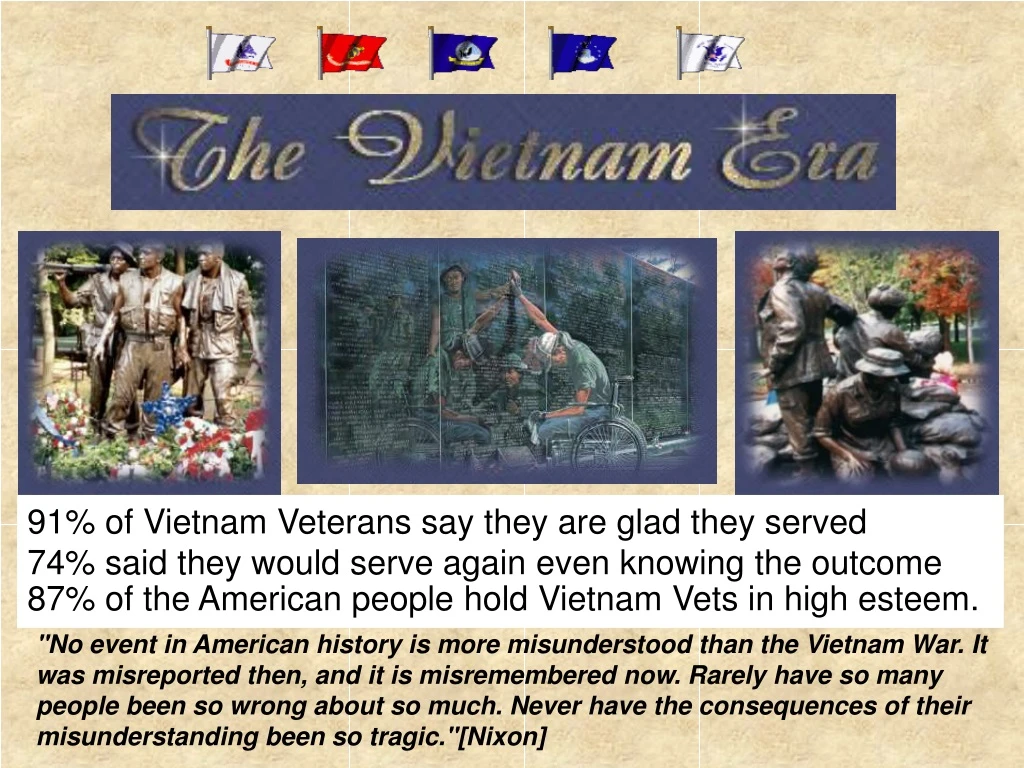 91 of vietnam veterans say they are glad they