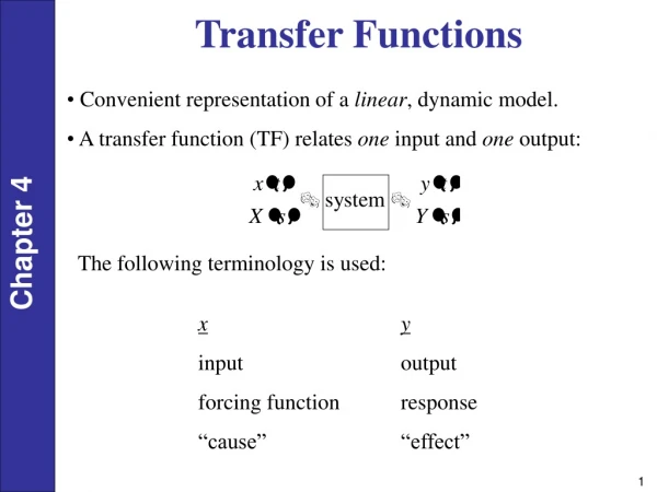 Transfer Functions