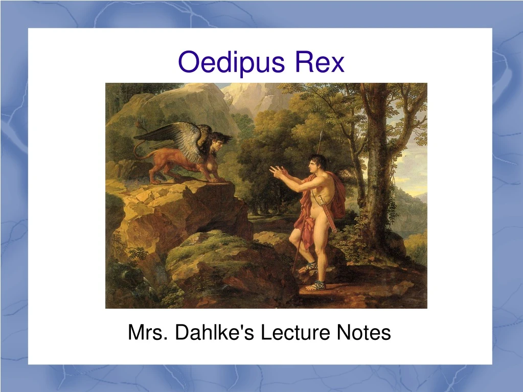 oedipus rex