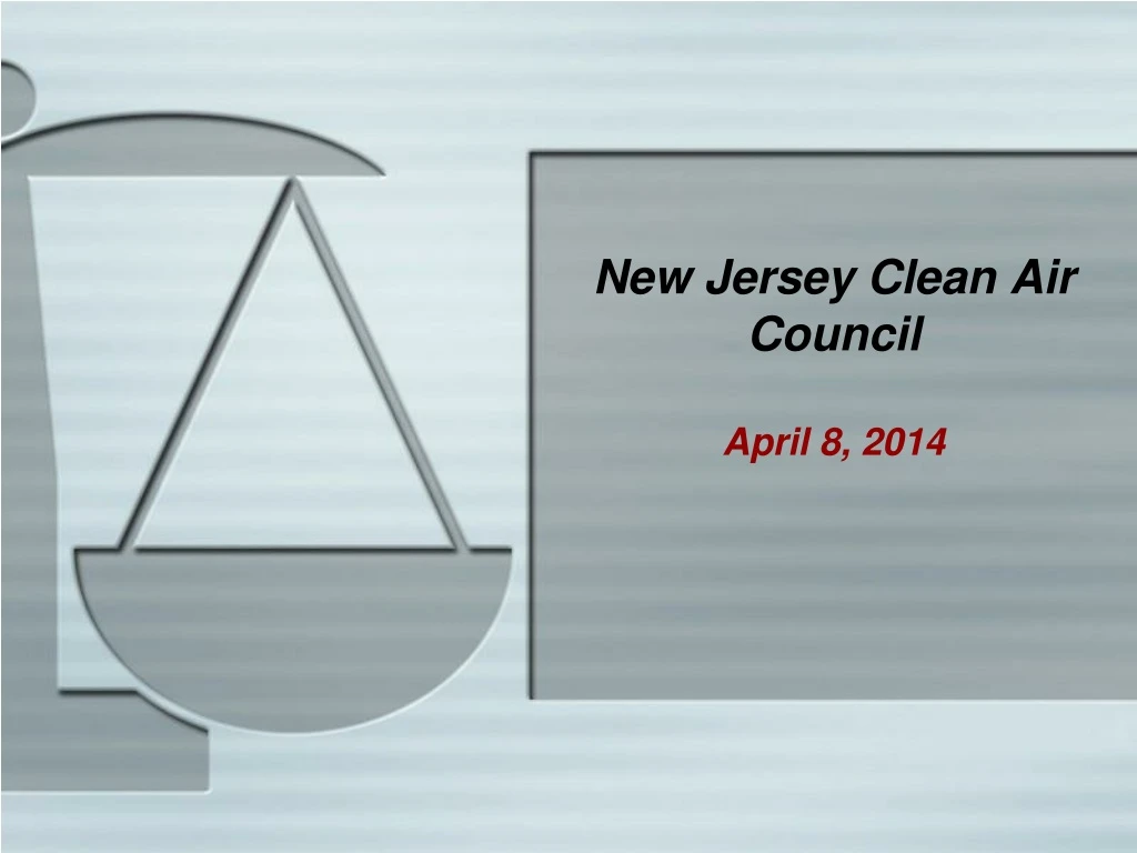 new jersey clean air council april 8 2014