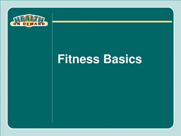 Fitness Basics