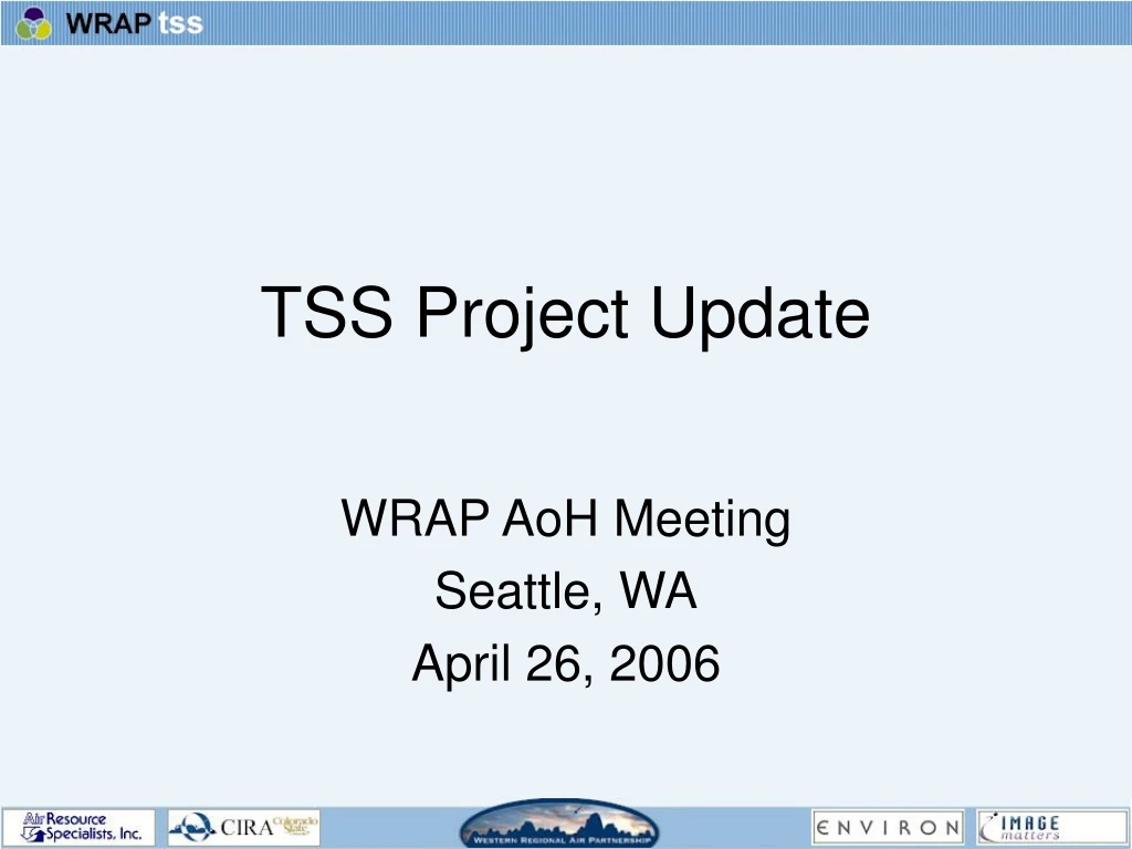 tss project update