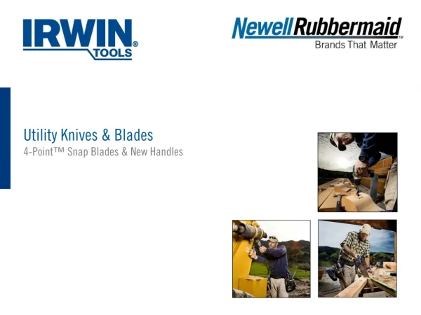 Utility Knives and Blades 2010 Program and New Products