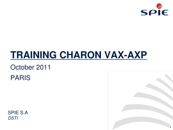 TRAINING CHARON VAX-AXP