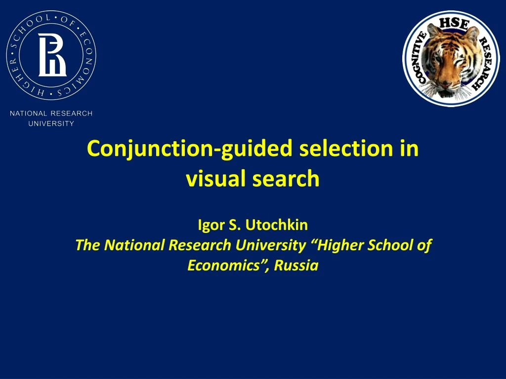 conjunction guided selection in visual search