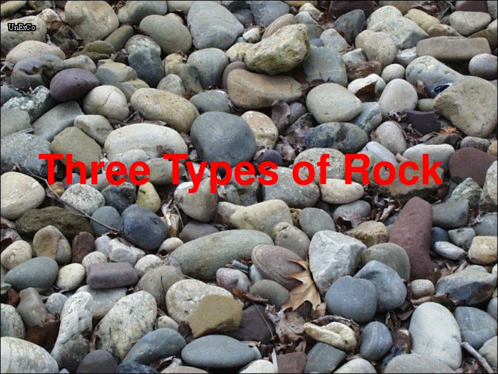 three types of rock