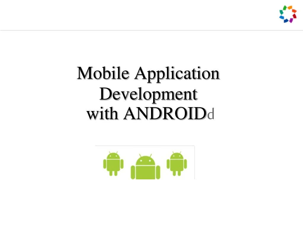 mobile application development with android d