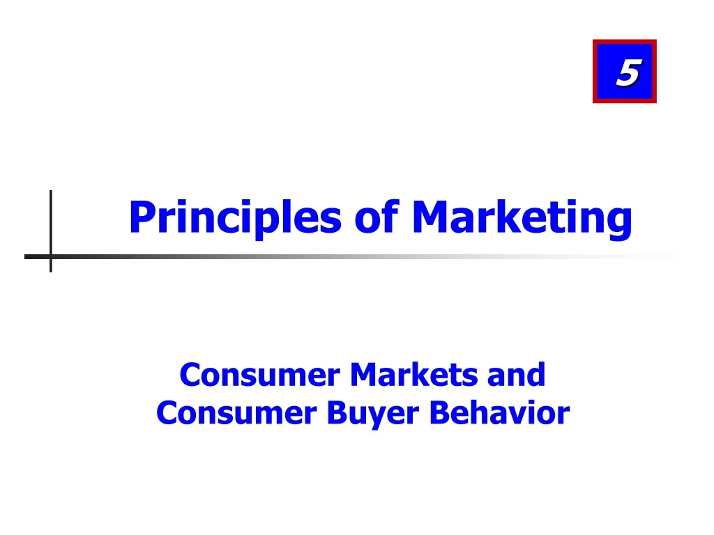 principles of marketing