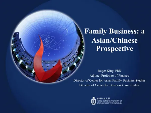 Family Business: a Asian