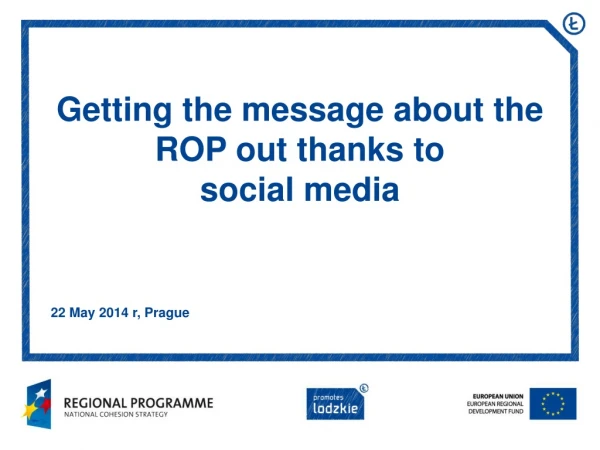 Getting the message about the ROP out thanks to  social media