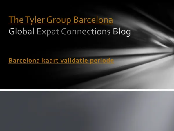 Barcelona kaart validatie periode – newsvine