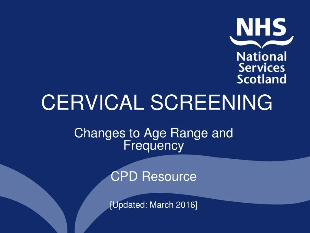 cervical screening