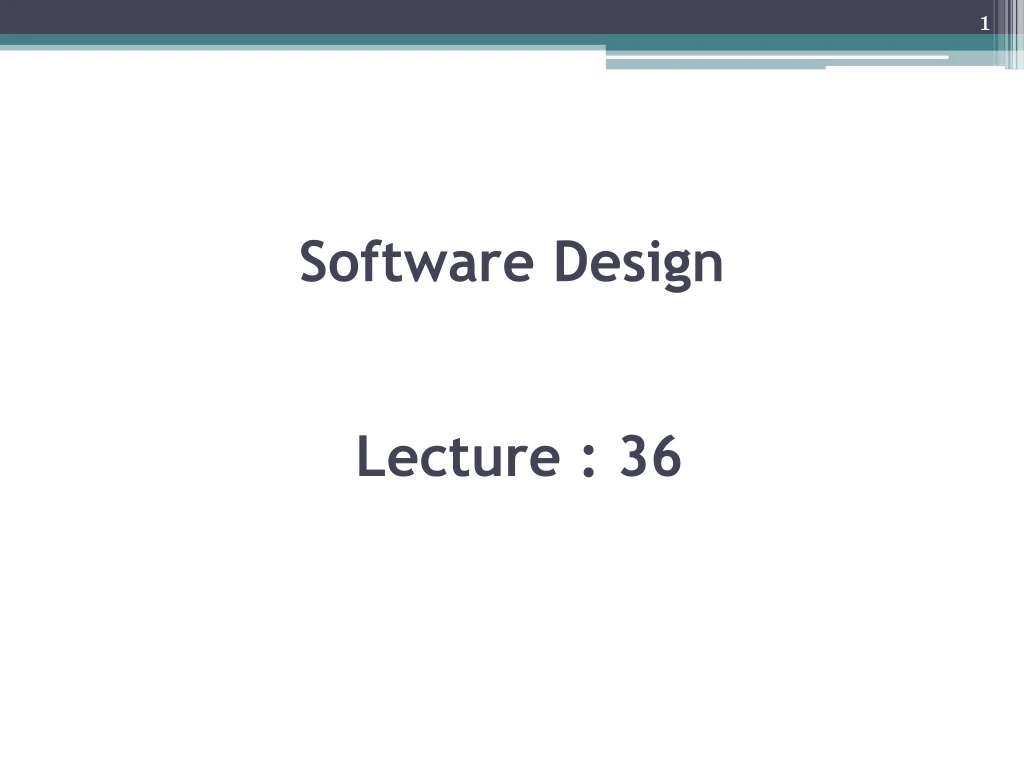 software design