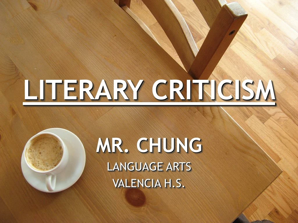 literary criticism