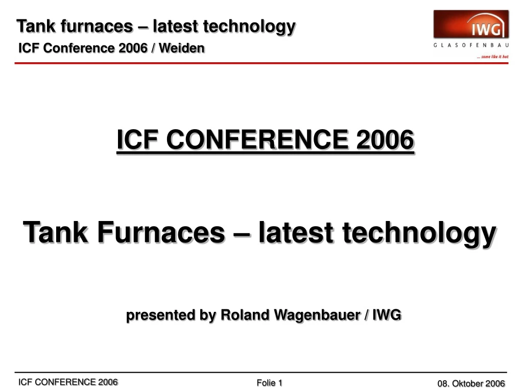 icf conference 2006 weiden