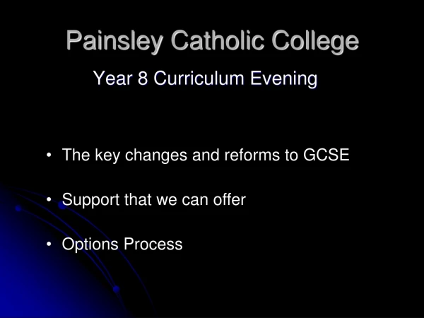 Painsley  Catholic College