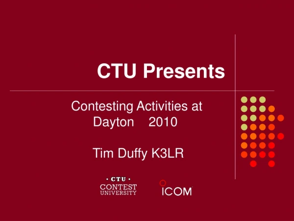 CTU Presents