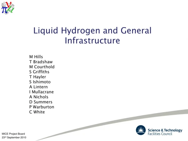 Liquid Hydrogen and General Infrastructure