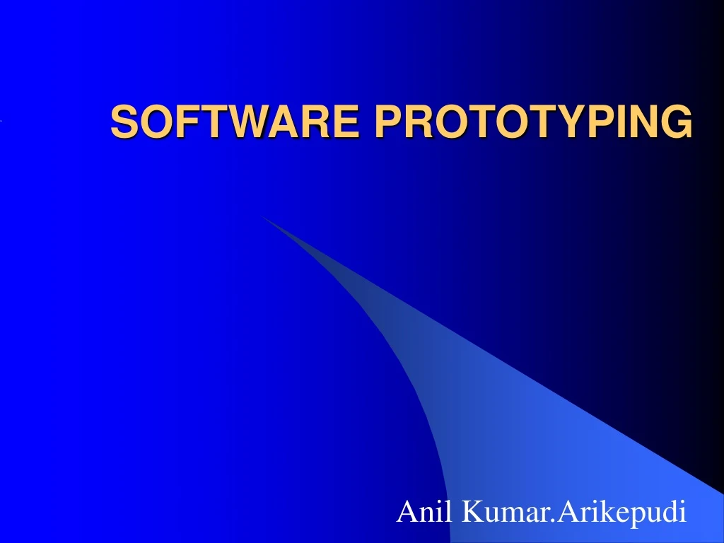 software prototyping