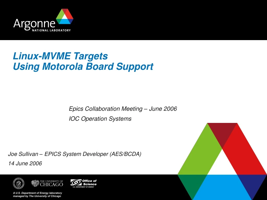 linux mvme targets using motorola board support