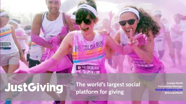 The world’s largest social platform for giving