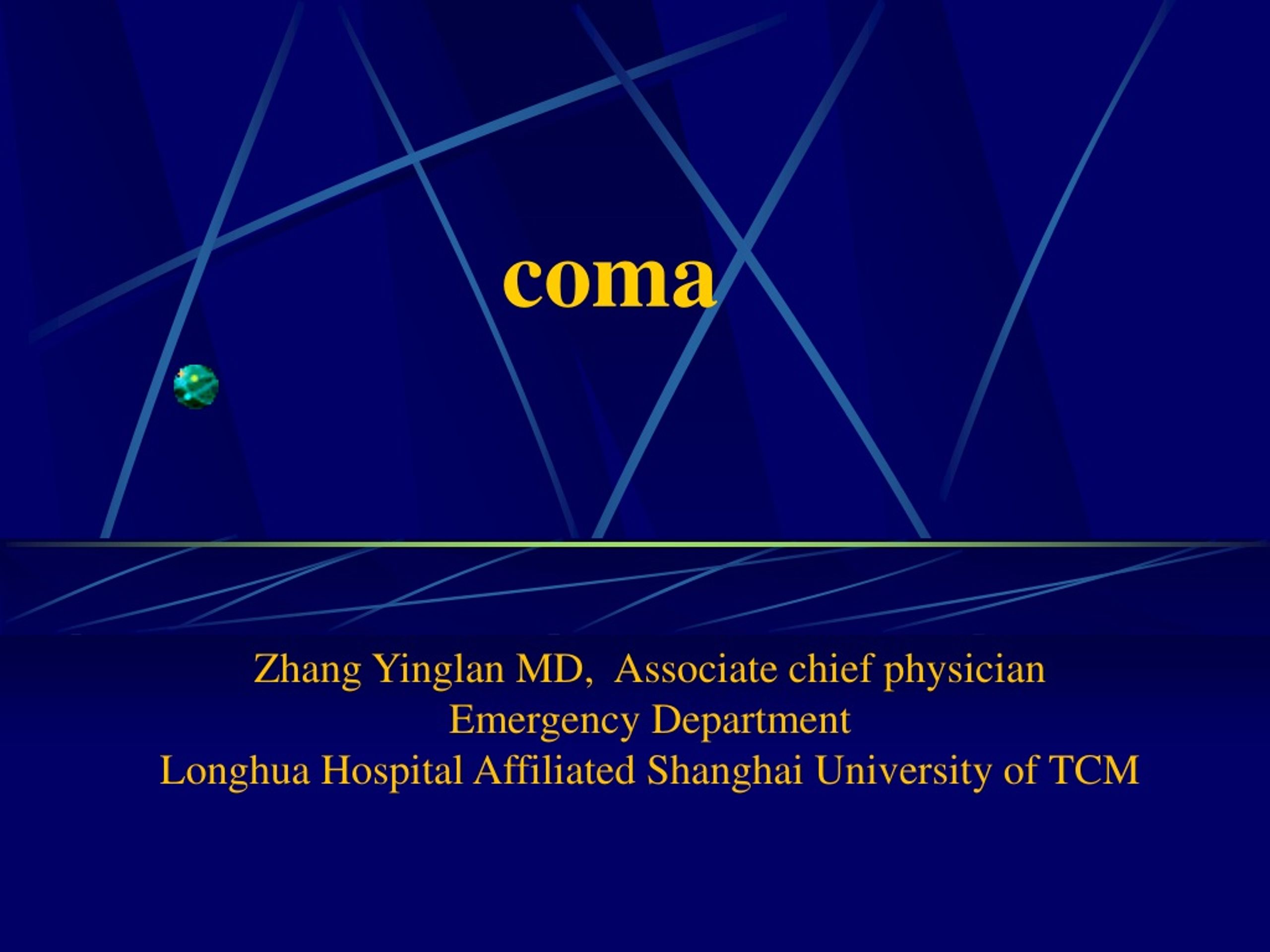 Understanding Coma: Definition, Causes, and Diagnosis - slide 1