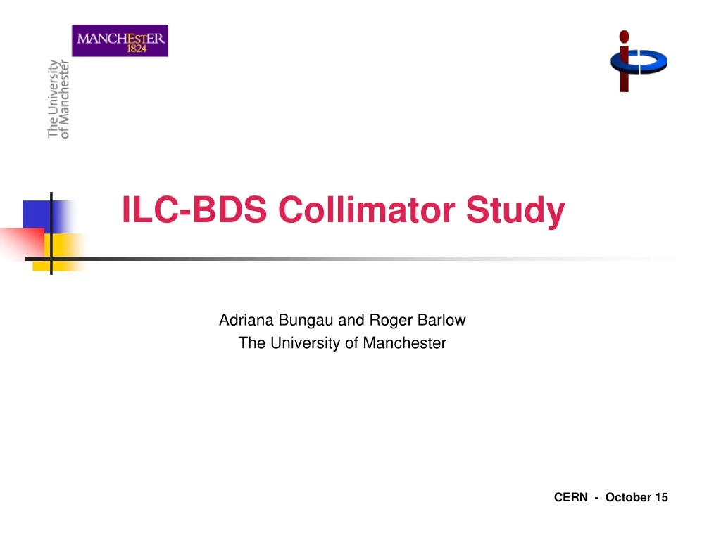 ilc bds collimator study