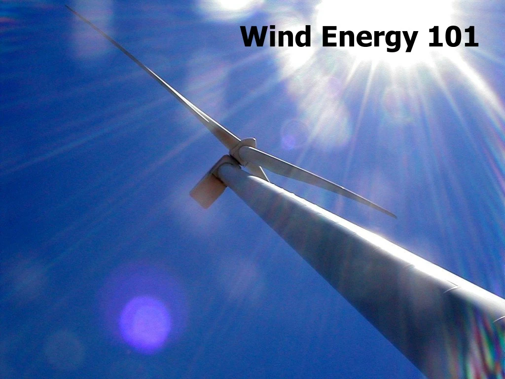 wind energy 101