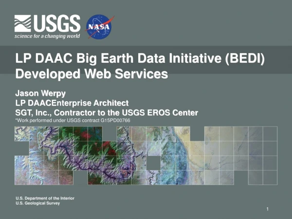 LP DAAC Big Earth Data Initiative (BEDI) Developed Web Services