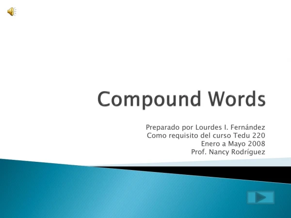 Compound Words