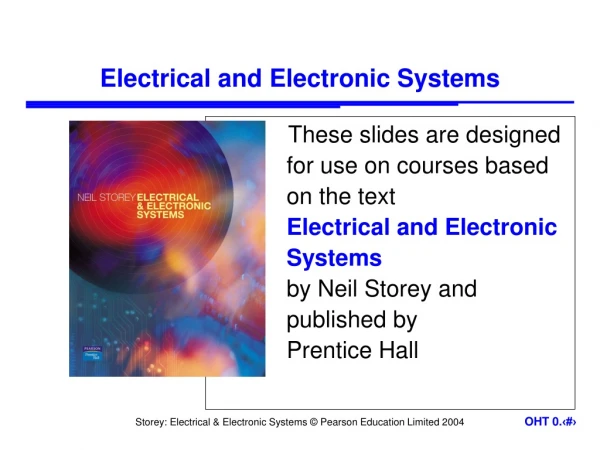 Electrical and Electronic Systems