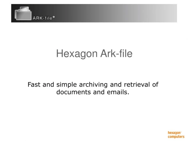 Hexagon Ark-file